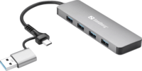 Sandberg 136-63 USB-C/A to 4xUSB 3.0 HUB