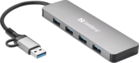 Sandberg 136-63 USB-C/A to 4xUSB 3.0 HUB