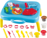 Playgo Gyurmakészlet asztallá alakítható kofferben