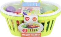 Playgo 13 darabos Kosár zöldségekkel - Zöld