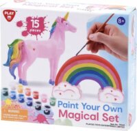 Playgo Szivárvány és mágikus unikornis műgyanta festő kreatív készlet