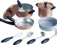 Playgo 12 részes játék Séf fém edénykészlet