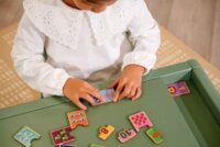 Eichhorn 20 darabos fa Játék a számokkal párosító játék