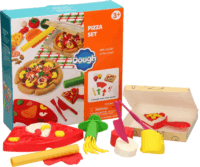 Playgo Pizza gyurmakészlet 3 tégely gyurmával - Vegyes színek