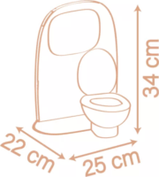 Smoby Baby Nurse Játékbaba fürdőszoba 42 cm-es babákhoz