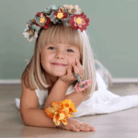 Smoby Crea 100 darabos Virágékszer készítő szett