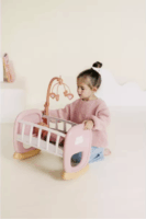 Smoby Baby Nurse Bölcső kiságyforgóval 42cm-es babákhoz