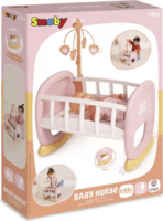 Smoby Baby Nurse Bölcső kiságyforgóval 42cm-es babákhoz