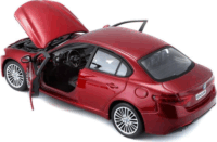 Bburago: Alfa Romeo Giulia Játékautó 1:24 - Piros