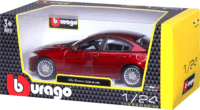 Bburago: Alfa Romeo Giulia Játékautó 1:24 - Piros