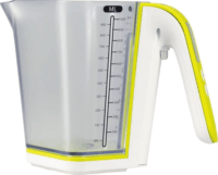 Hausberg HB-6014 Műanyag Digitális konyhai mérleg - Átlátszó / Zöld