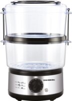 Hausberg HB-1350 Kétszintes Elektromos Ételkészítő gép 4,8L - Ezüst