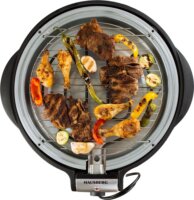 Hausberg HB-540 Elektromos Kerti grillsütő kiegészítőkkel - Fekete