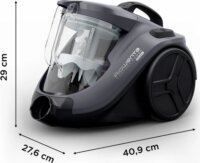 Rowenta RO3726EA Compact Power Cyclonic Classic Porzsák nélküli porszívó 750W - Szürke