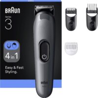 Braun AIO 3500 Akkus Multifunkciós testszőrzet ápoló - Szürke