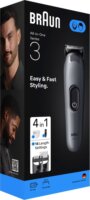 Braun AIO 3500 Akkus Multifunkciós testszőrzet ápoló - Szürke