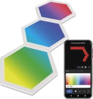 Emos GoSmart Hexagon RGBIC Dekorációs Lámpa Készlet (3db / csomag)