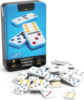 Spin Master 28 darabos Klasszikus Dominó fém dobozban