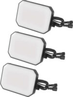 Emos GoSmart WiFi kültéri LED RGBIC Reflektor kezdő készlet 3 darab - Fekete