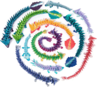 Spin Master Crystalynx Dragons meglepetés tojás