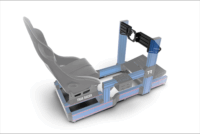 Trak Racer TR-One Szimulátor kormány tartó - Fekete