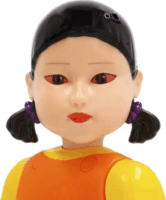 Squid Game Young-Hee interaktív baba 30 cm (angol)