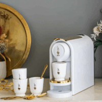 Bialetti Biccherini 60ml Porcelán kávéscsésze szett 4 darabos - Pure Gold