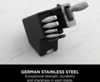 Ninja StaySharp Rozsdamentes acél késkészlet 6 darabos - Fekete