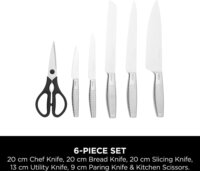 Ninja StaySharp Rozsdamentes acél késkészlet 6 darabos - Fekete