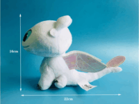 Így neveld a sárkányodat: Fényfúria plüssfigura 22 cm