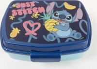 Stitch: Műanyag Gyerek Uzsonnás Doboz 0,8 L