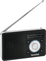 Technisat DigitRadio 1 A Hordozható DAB+FM Zsebrádió - Fekete / Ezüst