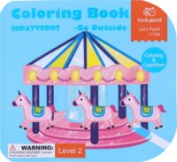 Tooky Toy Színező könyv 30 mintával - Gyerünk a szabadba!