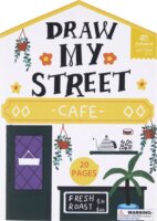 Tooky Toy 20 lapos Kreatív rajzfüzet - Városi utca