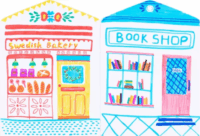 Tooky Toy 20 lapos Kreatív rajzfüzet - Városi utca