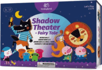 Tooky Toy Árnyjáték szett 5 db mesével és elemlámpával