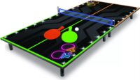 Világító asztali LED mini ping-pong szett 2 ütővel