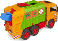 Bruder MAN TGA szelektív kukásautó 2db kukával