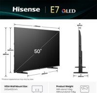 Hisense 50" 50E7Q 16:9 4K UHD Smart QLED HDR TV