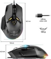 Spirit of Gamer ELITE-M60 Vezetékes Gaming Egér - Fekete