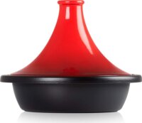 Le Creuset Tajine Öntöttvas Főzőedény Ø 27cm 2,3L - Piros