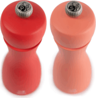 Peugeot Tahiti Manuális Bükkfa Só- és borsőrlő szett - Piros/Narancssárga