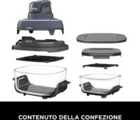 Ninja FN101EUGY Crispi 4in1 Hordozható Airfryer Forrólevegős sütő 3,8L 1700 Watt- Sötétkék