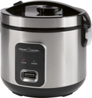 Proficook PC-RK 1285 Rizsfőző 1,8 L - Ezüst/Fekete