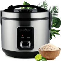 Proficook PC-RK 1285 Rizsfőző 1,8 L - Ezüst/Fekete