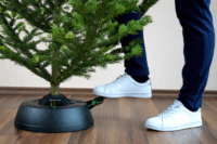 Krinner Comfort Grip+ S Green Line víztartályos Karácsonyfa talp 2,3 m / 11 cm / 3 L