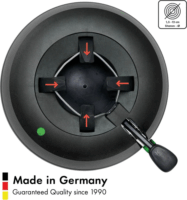 Krinner Comfort Grip+ M Green Line víztartályos Karácsonyfa talp 2,5 m / 12 cm / 3,5 L