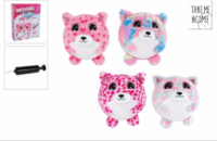 Vigyél haza! Felfújható állatos labdaplüss 23 cm - Többféle