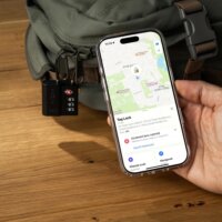 Fixed FIXTAG-LC-BK Apple Tag Okos Utazási nyomkövető Lakat Find My támogatással