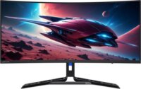 Lenovo 34" R34w-30 21:9 WQHD IPS Ívelt Monitor - Fekete
